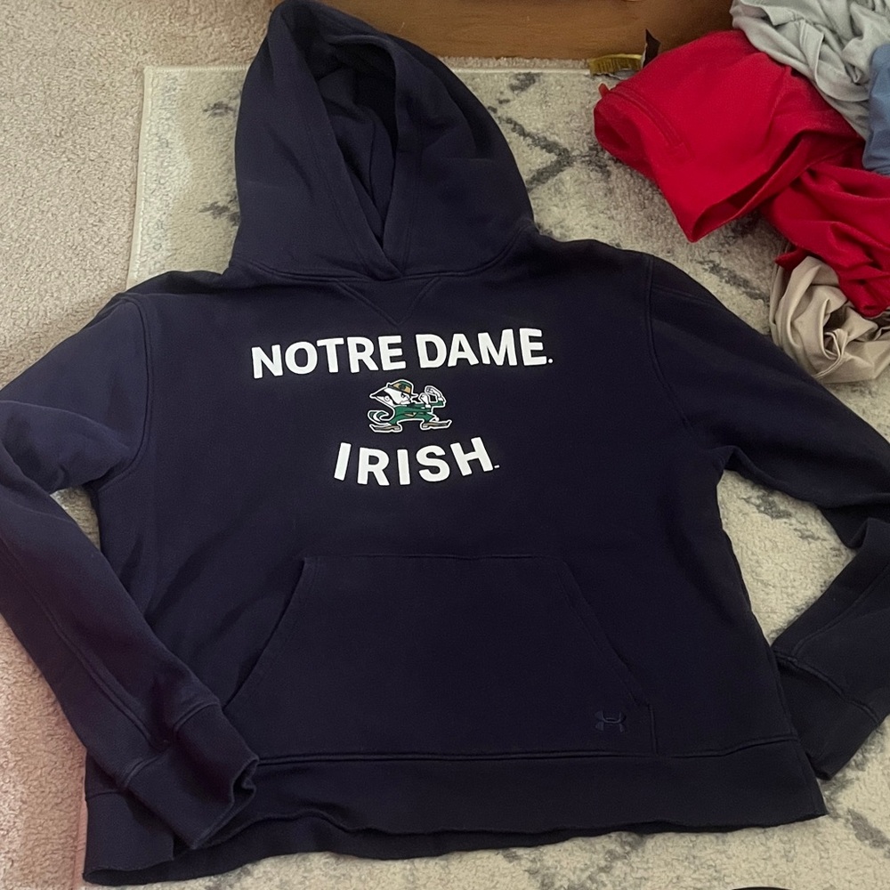 Under Armour Navy Notre Dame Irish Hoodie